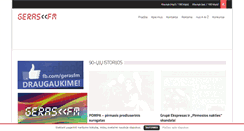 Desktop Screenshot of gerasfm.lt